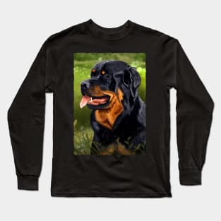 Rottweiler - Black Long Sleeve T-Shirt